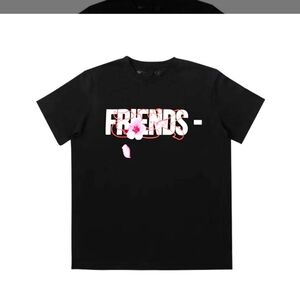 Vlone limited edition black T-shirt, Features a captivating cherry blossom